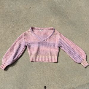 BDG light pink purple sweater